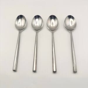 Stanley Roberts Korea York SRBYOR Set of 4 Teaspoons 6" Replacement Flatware